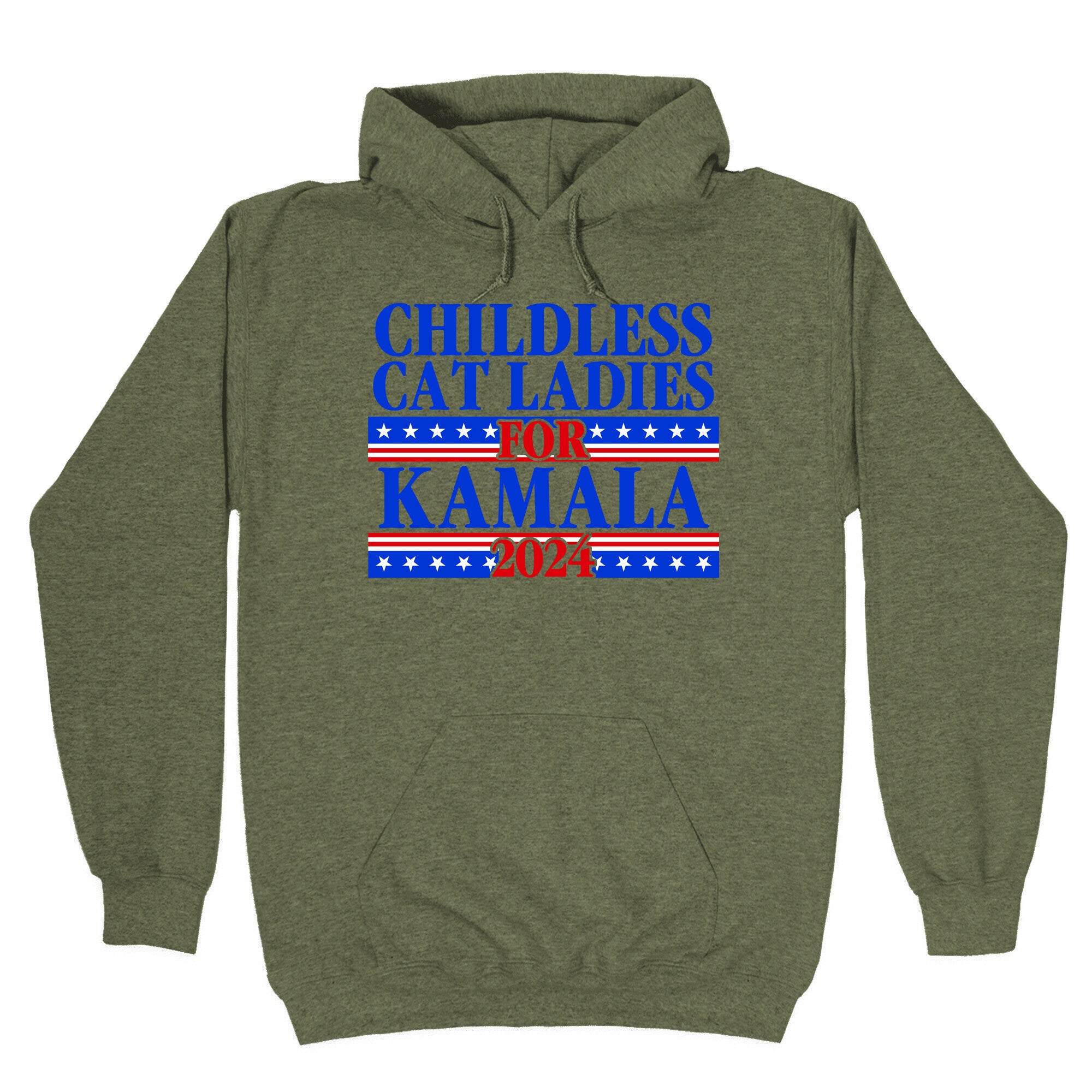 Patriotic Childless Cat Ladies for Kamala Hoodie